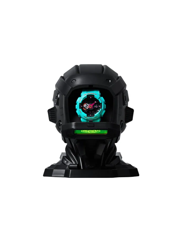 Часы CASIO G-Shock Analog-Digital 'Green Blue' — изображение 3 из 5, оттенок зеленый синий