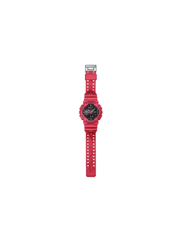 Часы CASIO G-Shock Analog-Digital 'Red' — изображение 2 из 4, оттенок красный