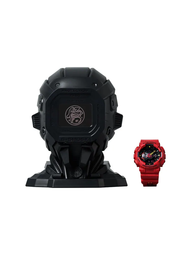 Часы CASIO G-Shock Analog-Digital 'Red' — изображение 4 из 6, оттенок красный