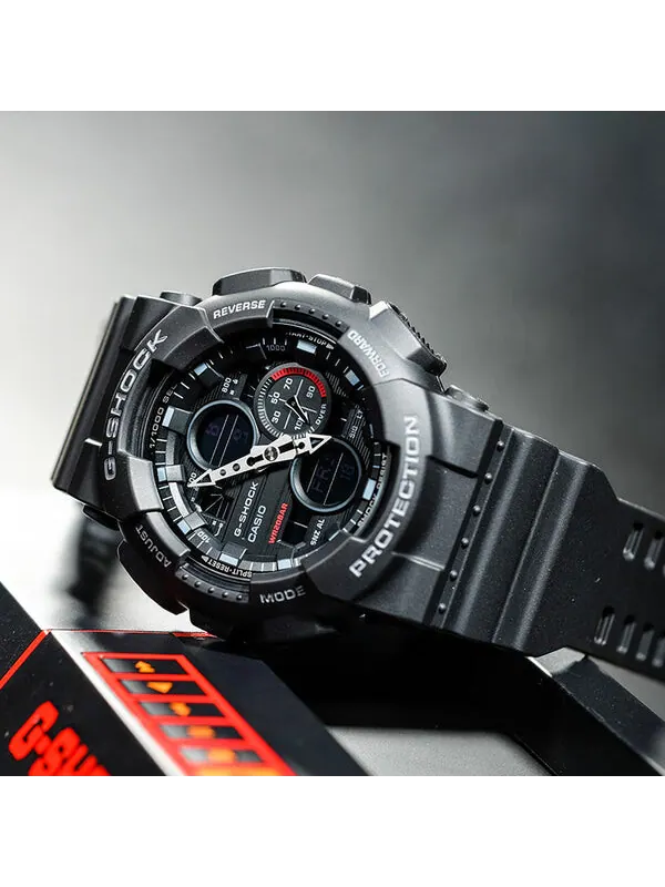 Часы CASIO G-Shock Analog-Digital 'Black' — изображение 4 из 4, оттенок черный