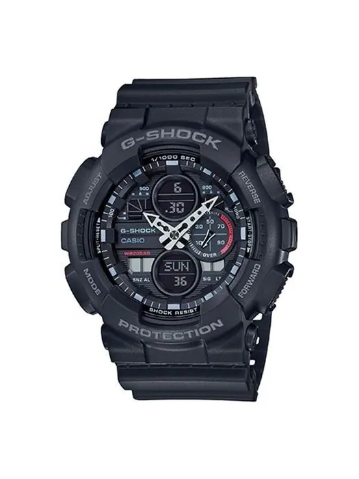 Часы CASIO G-Shock Analog-Digital 'Black' — изображение 1 из 4, оттенок черный