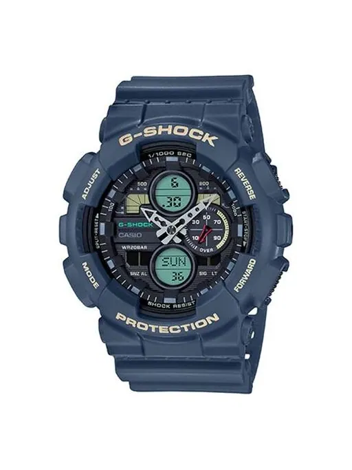 Часы CASIO G-Shock Analog-Digital 'Blue' — изображение 1 из 4, оттенок зеленый