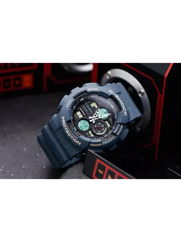 Часы CASIO G-Shock Analog-Digital 'Blue' — изображение 3 из 4, оттенок зеленый