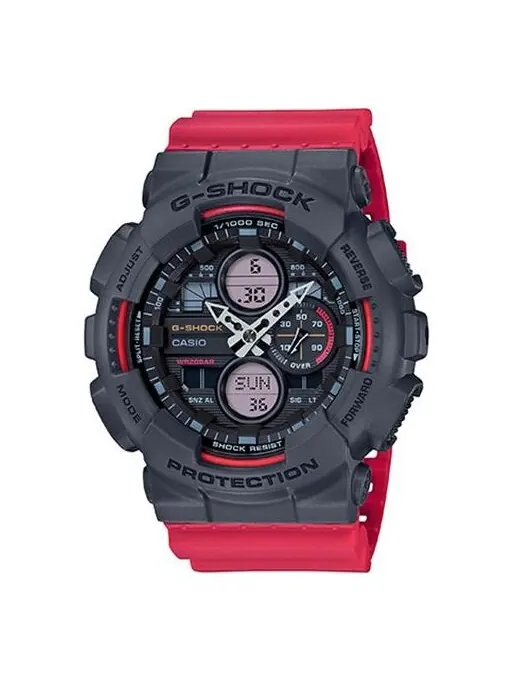 Часы CASIO G-Shock Analog-Digital 'Red' — изображение 1 из 3, оттенок красный