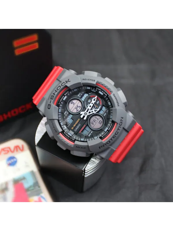 Часы CASIO G-Shock Analog-Digital 'Red' — изображение 2 из 3, оттенок красный