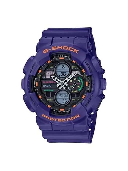 Часы CASIO G-Shock Analog-Digital 'Purple' — изображение 1 из 4, оттенок фиолетовый