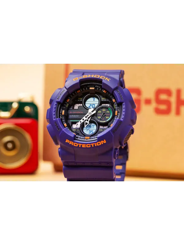 Часы CASIO G-Shock Analog-Digital 'Purple' — изображение 2 из 4, оттенок фиолетовый