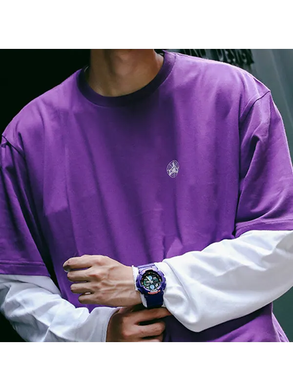 Часы CASIO G-Shock Analog-Digital 'Purple' — изображение 4 из 4, оттенок фиолетовый