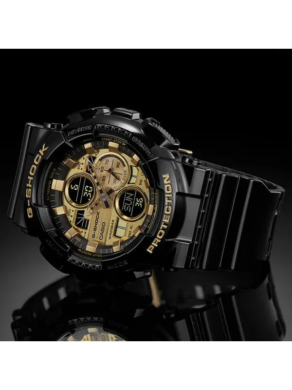 Часы CASIO G-Shock Analog-Digital 'Black Gold' — изображение 3 из 4, оттенок золотистый