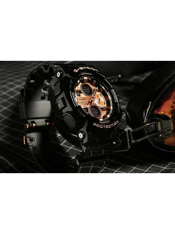 Часы CASIO G-Shock Analog-Digital 'Black Rose' — изображение 2 из 4, оттенок черный