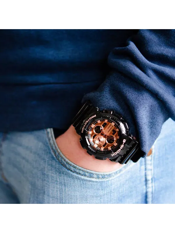 Часы CASIO G-Shock Analog-Digital 'Black Rose' — изображение 4 из 4, оттенок черный