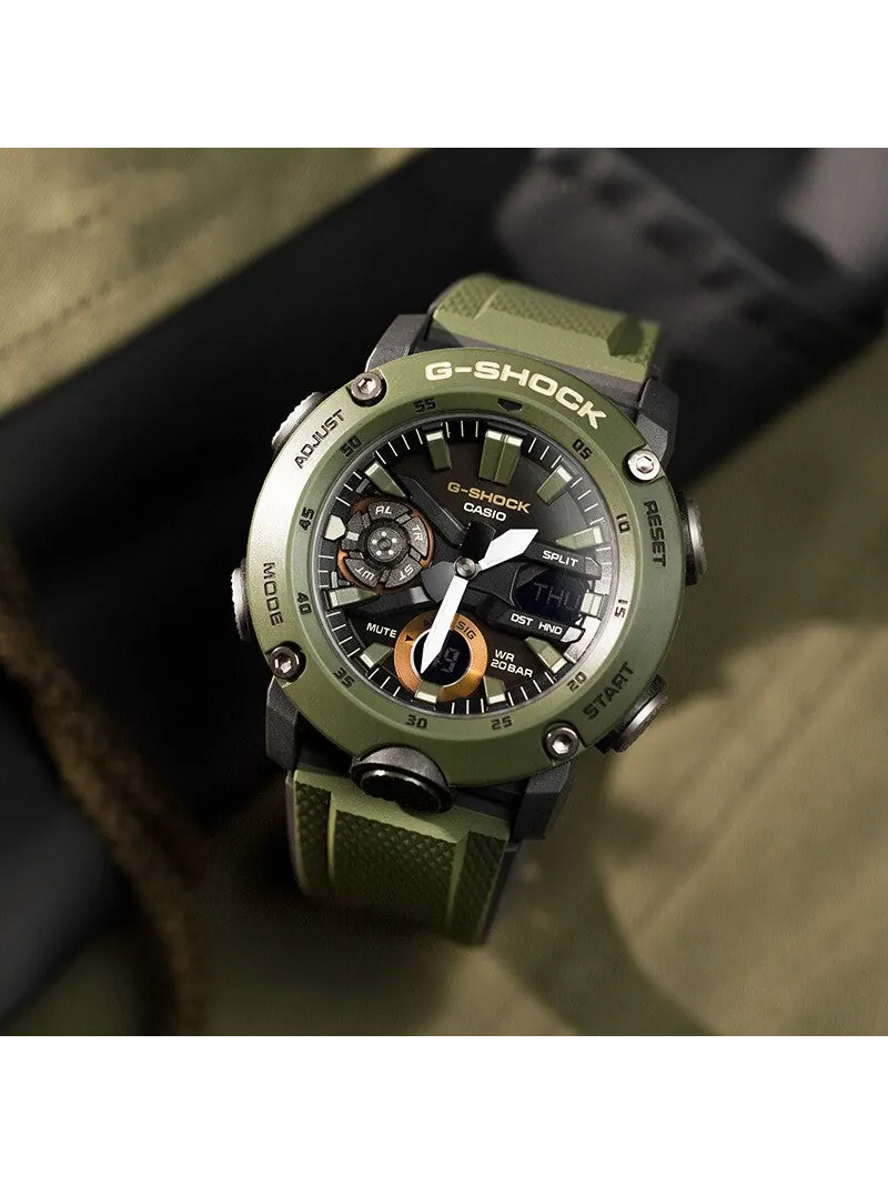 Часы CASIO G-Shock Analog-Digital 'Green' — изображение 2 из 4, оттенок зеленый