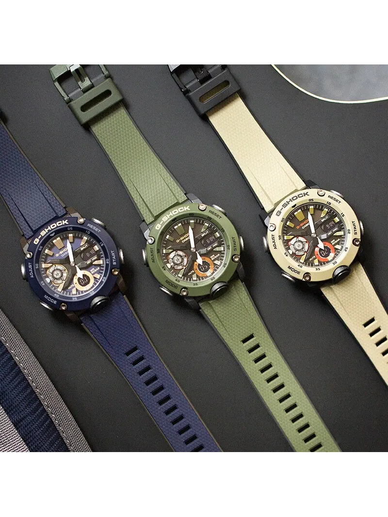 Часы CASIO G-Shock Analog-Digital 'Green' — изображение 4 из 4, оттенок зеленый