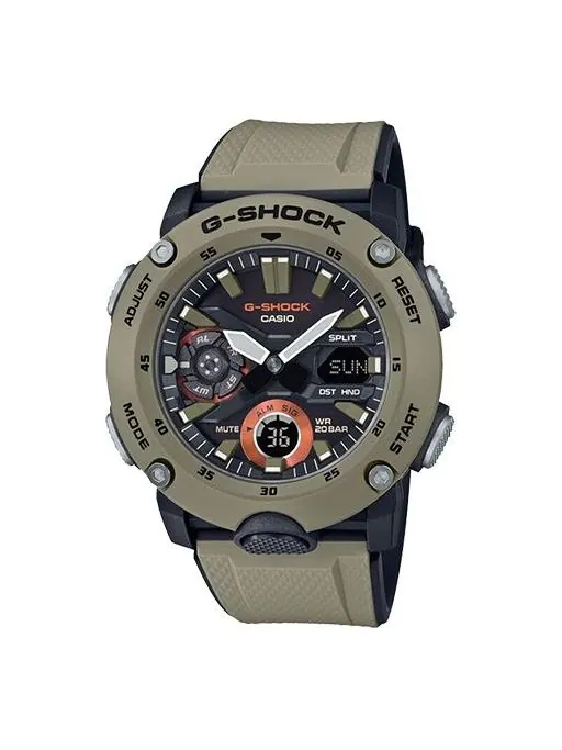 Часы CASIO G-Shock Analog-Digital 'Brown' — изображение 1 из 5, оттенок коричневый