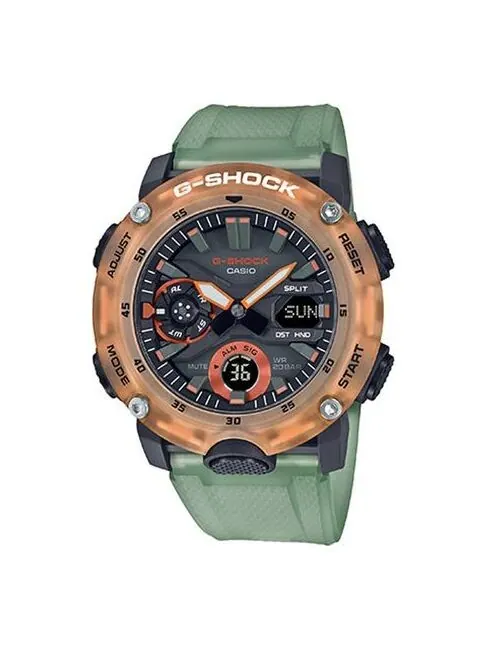 Часы CASIO G-Shock Analog-Digital 'Green' — изображение 1 из 3, оттенок черный