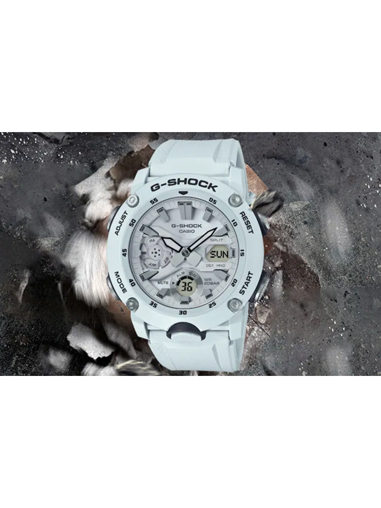 Часы CASIO G-Shock Analog-Digital 'White' — изображение 2 из 5, оттенок белый