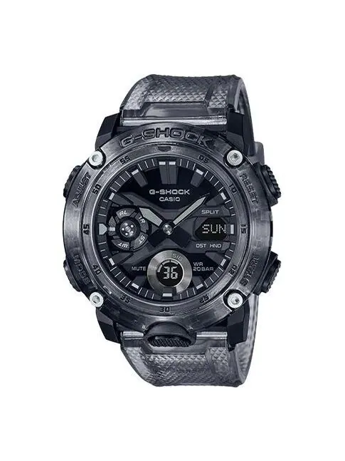 Часы CASIO G-Shock Analog-Digital 'Black Grey' — изображение 1 из 4, оттенок черный серый