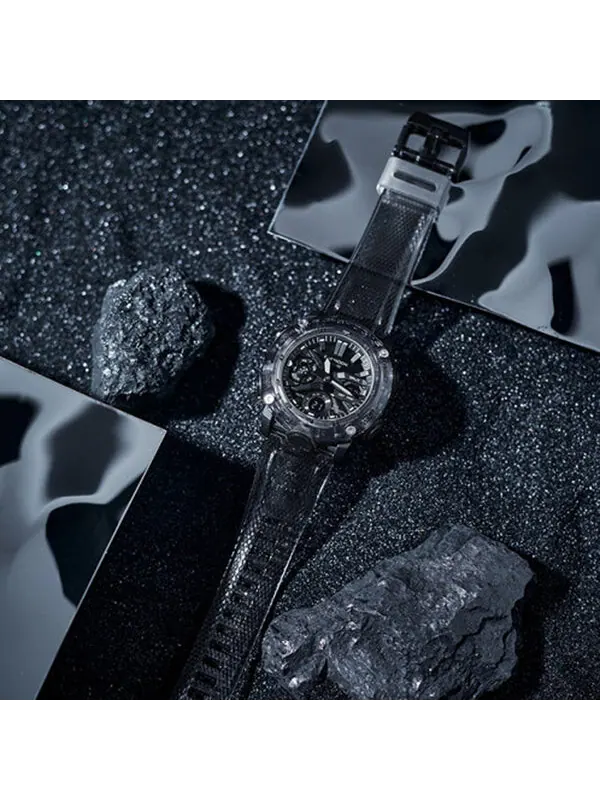Часы CASIO G-Shock Analog-Digital 'Black Grey' — изображение 4 из 4, оттенок черный серый