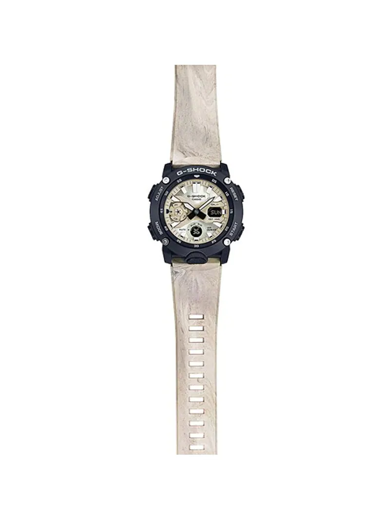 Часы CASIO G-Shock Analog-Digital 'Black White' — изображение 4 из 4, оттенок белый