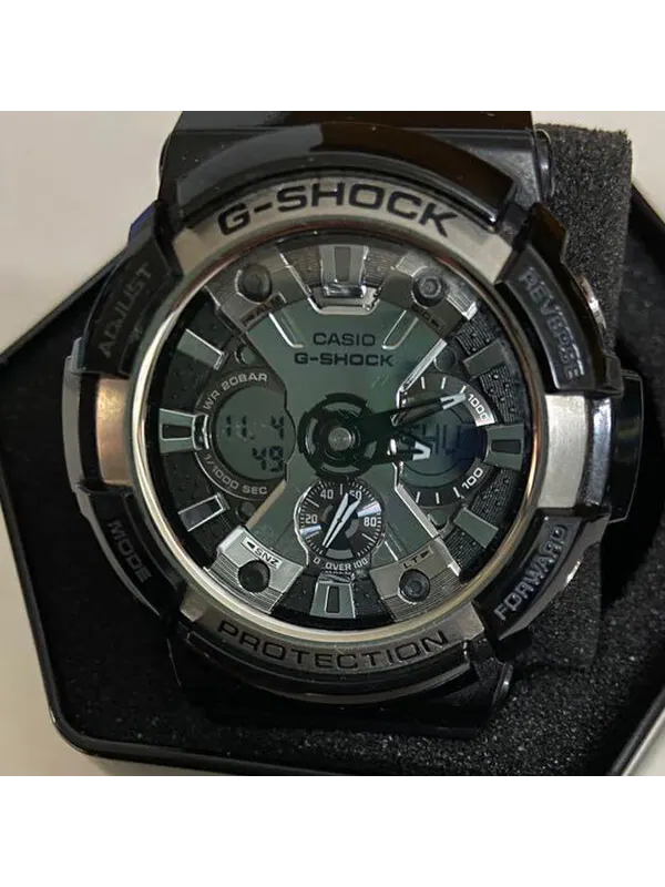 Часы CASIO G-Shock Analog-Digital 'Black' — изображение 2 из 4, оттенок черный