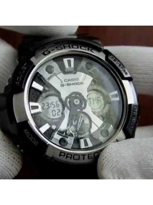 Часы CASIO G-Shock Analog-Digital 'Black' — изображение 3 из 4, оттенок черный
