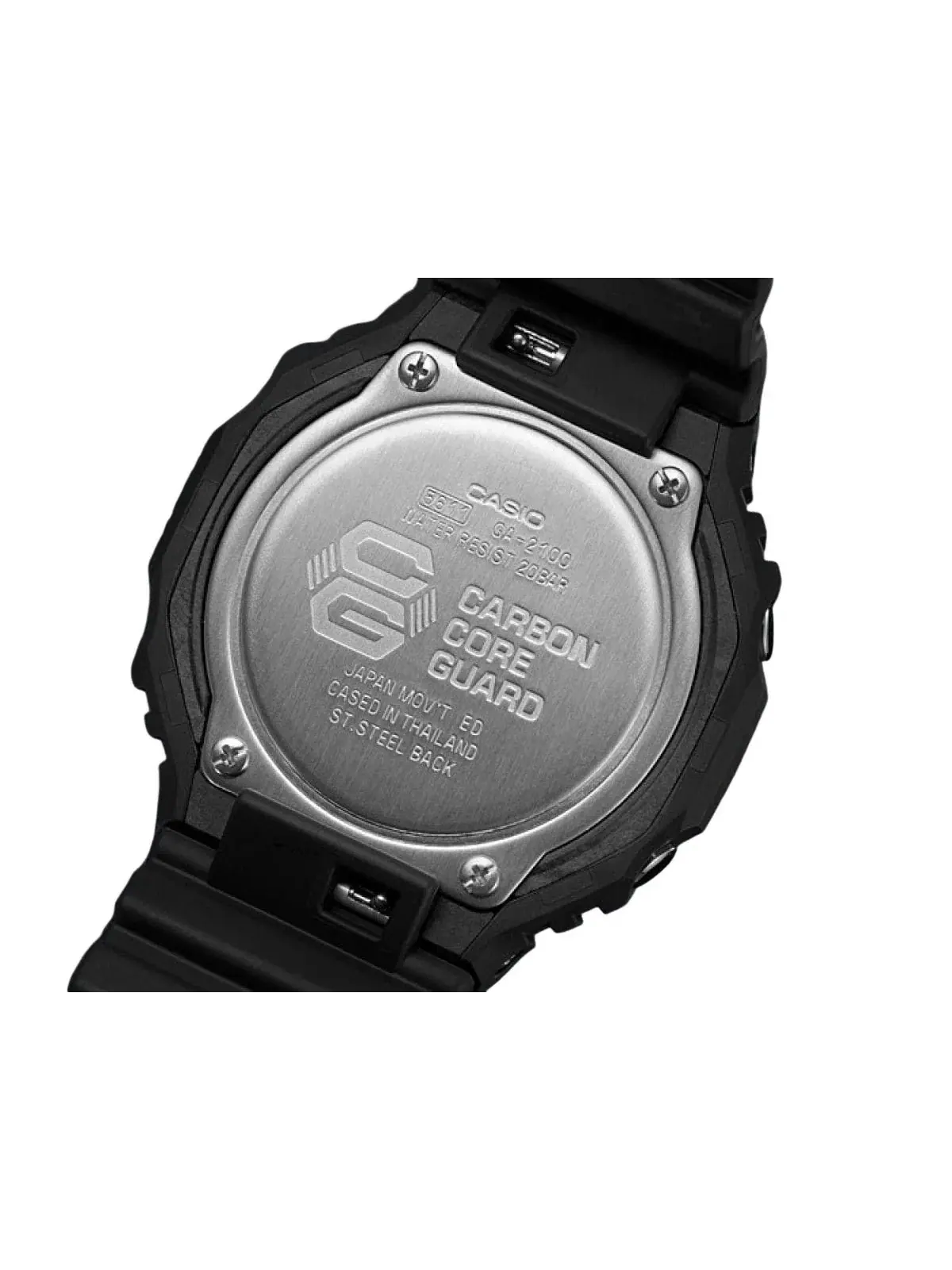 Аналогово-цифровые часы CASIO G-Shock 2100 Series , черный цвет, GA-2100-1A1 — изображение 6 из 10