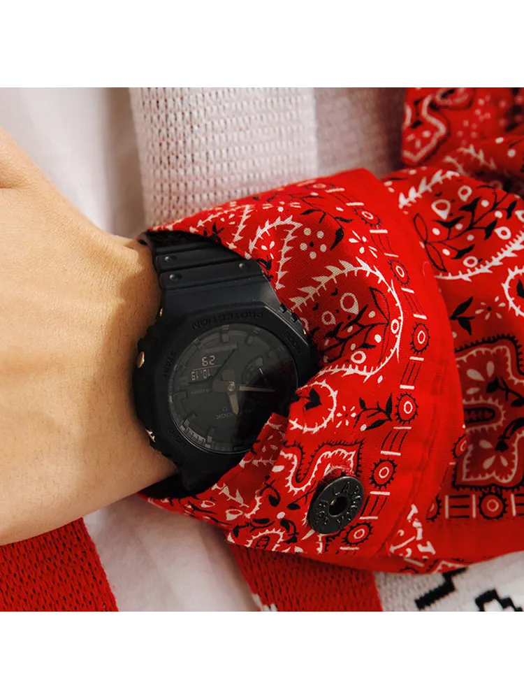 Часы CASIO G-Shock Analog-Digital 'Black' — изображение 6 из 11, оттенок черный