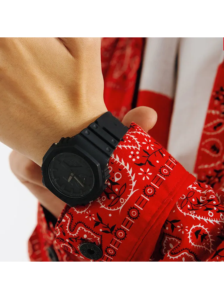Часы CASIO G-Shock Analog-Digital 'Black' — изображение 7 из 11, оттенок черный