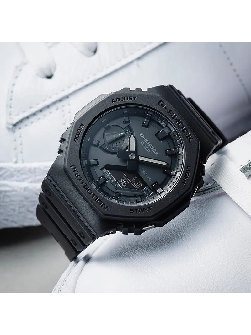 Часы CASIO G-Shock Analog-Digital 'Black' — изображение 8 из 11, оттенок черный