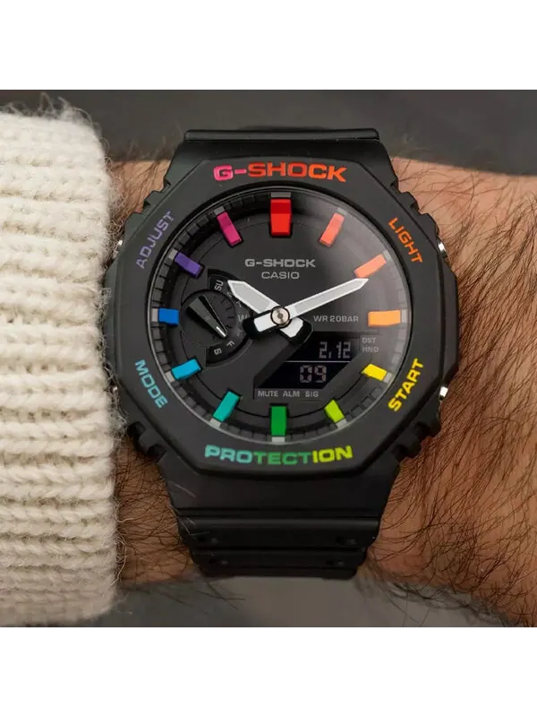 Часы CASIO G-Shock Analog-Digital 'Black' — изображение 2 из 4, оттенок черный