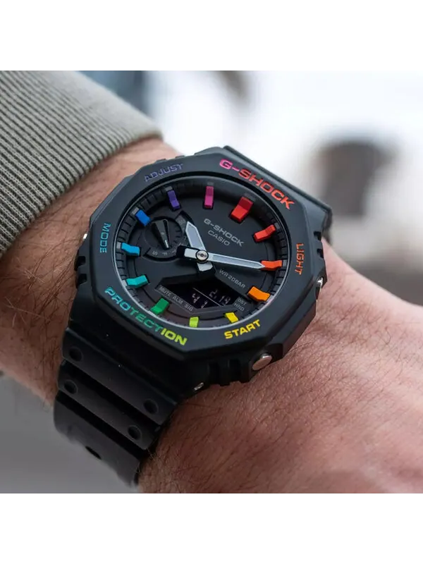 Часы CASIO G-Shock Analog-Digital 'Black' — изображение 3 из 4, оттенок черный