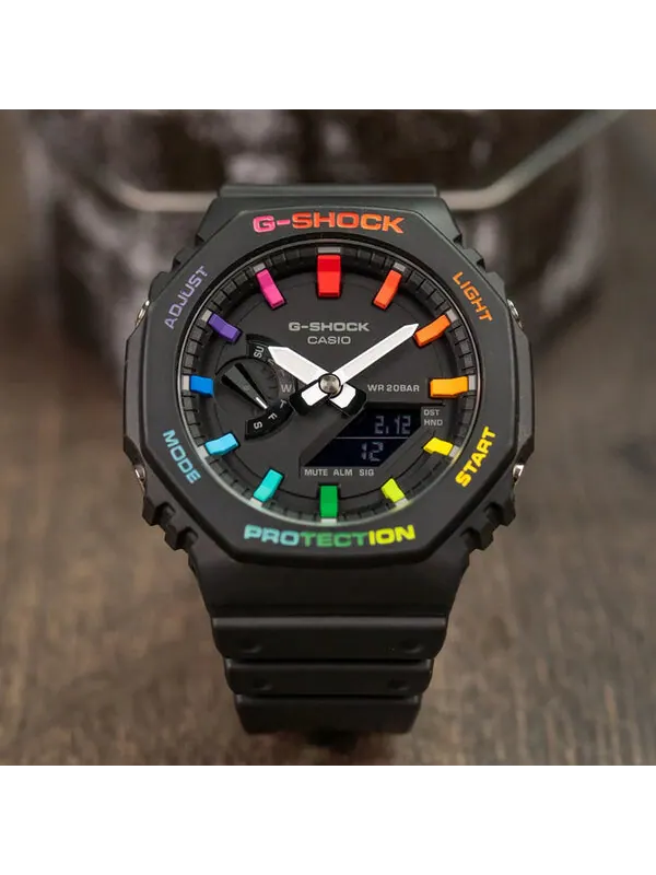 Часы CASIO G-Shock Analog-Digital 'Black' — изображение 4 из 4, оттенок черный