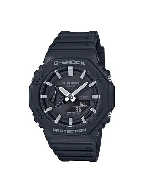 Часы CASIO G-Shock Analog-Digital 'Black' — изображение 1 из 4, оттенок черный
