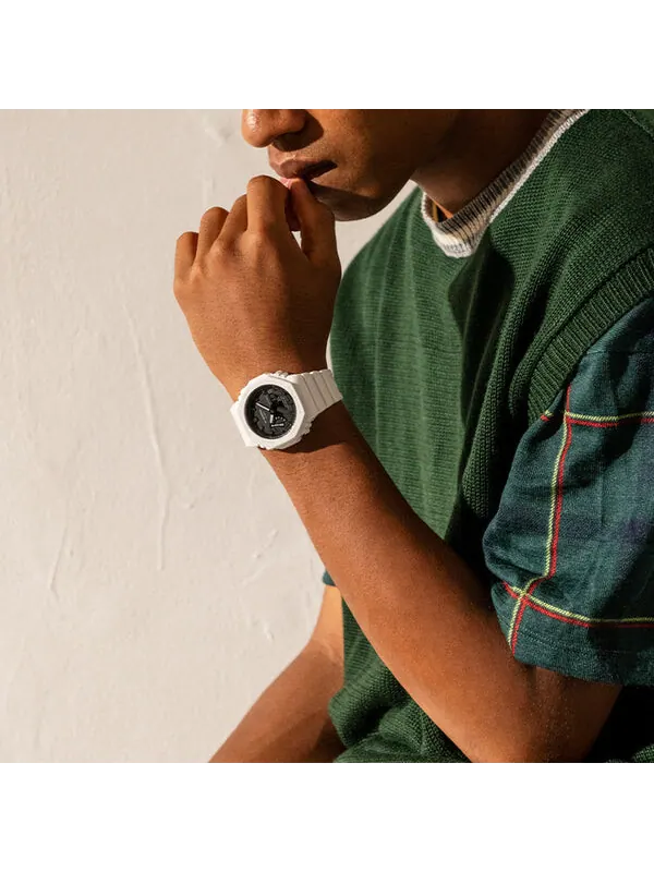 Часы CASIO G-Shock Analog-Digital 'White' — изображение 3 из 4, оттенок белый