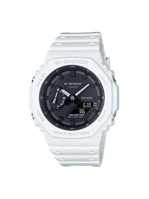 Часы CASIO G-Shock Analog-Digital 'White' — изображение 1 из 4, оттенок черный