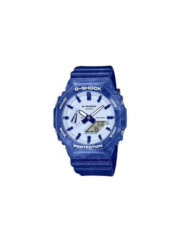 Часы CASIO G-Shock Analog-Digital 'Blue' — изображение 2 из 4, оттенок синий