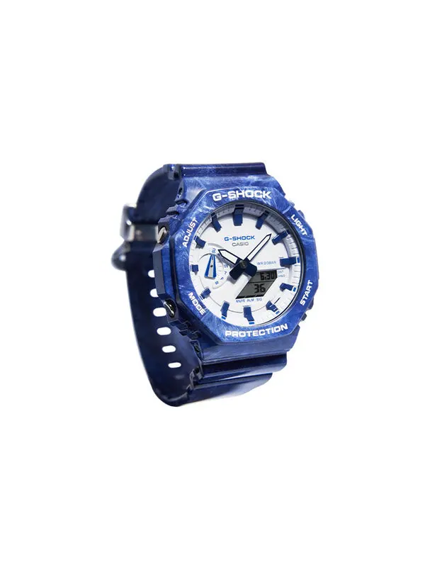 Часы CASIO G-Shock Analog-Digital 'Blue' — изображение 3 из 4, оттенок синий