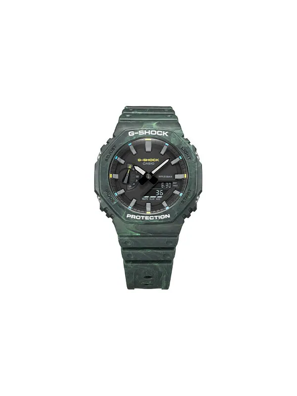 Часы CASIO G-Shock Analog-Digital 'Green' — изображение 2 из 4, оттенок темный зеленый