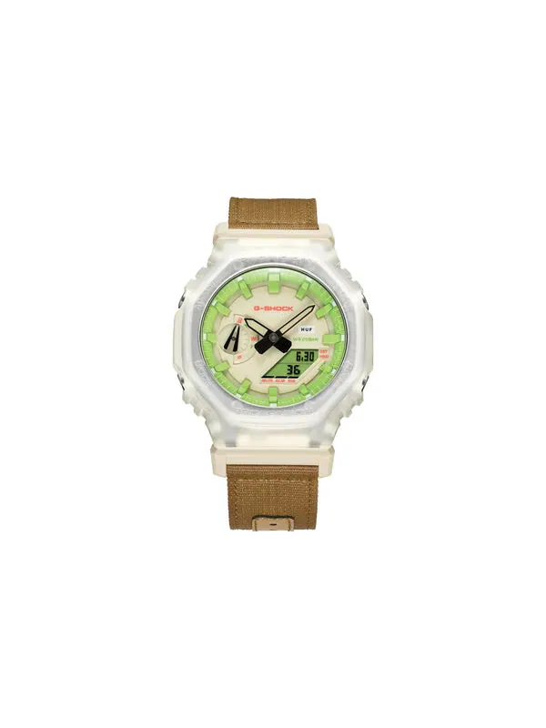 Часы CASIO G-Shock Analog-Digital 'Brown' — изображение 2 из 4, оттенок зеленый
