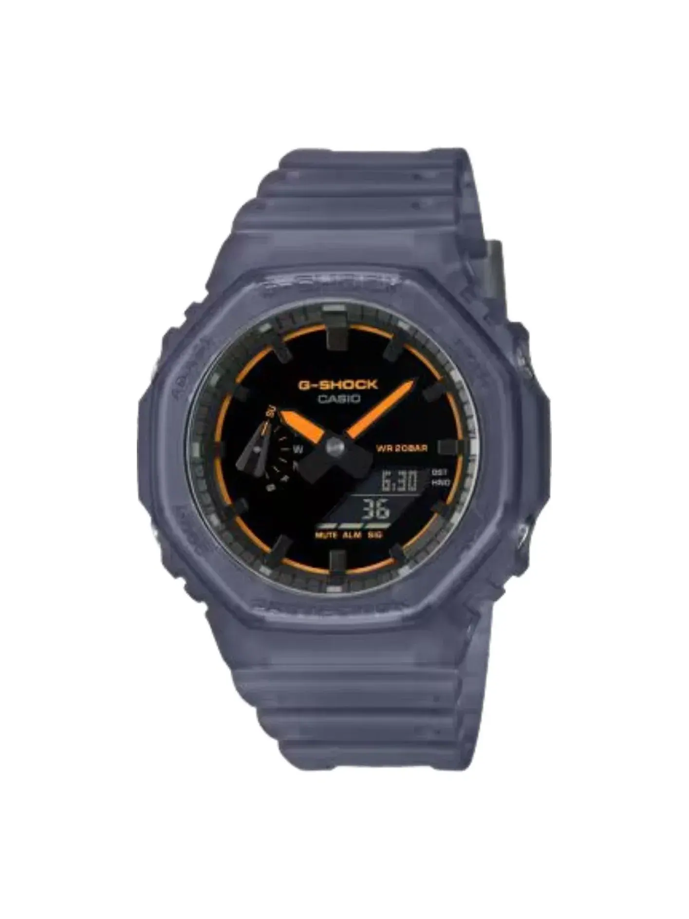 Часы CASIO G-Shock GA-2100 Series 'Blue Orange' — изображение 1 из 6, оттенок синий