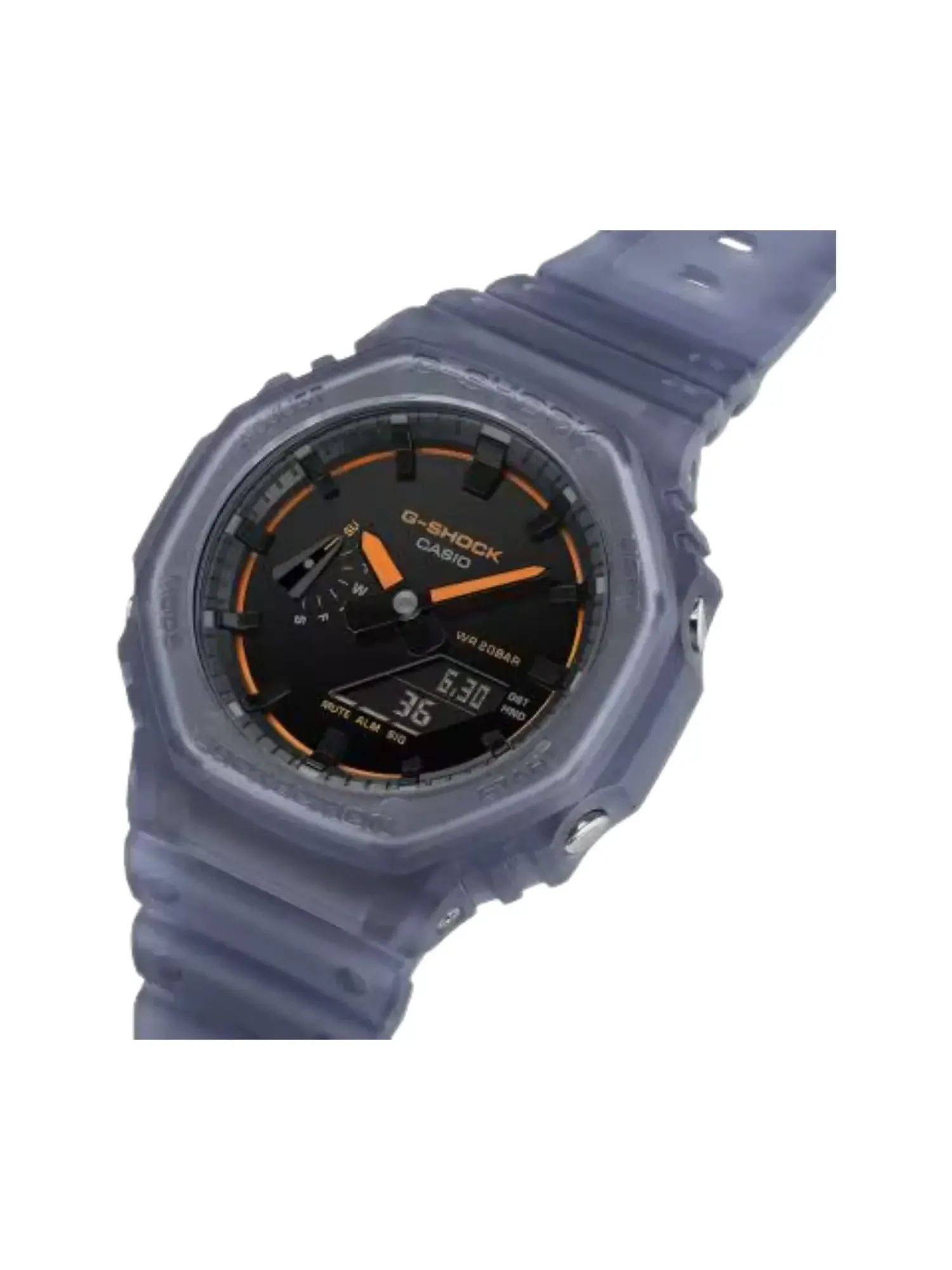 Часы CASIO G-Shock GA-2100 Series 'Blue Orange' — изображение 3 из 6, оттенок синий
