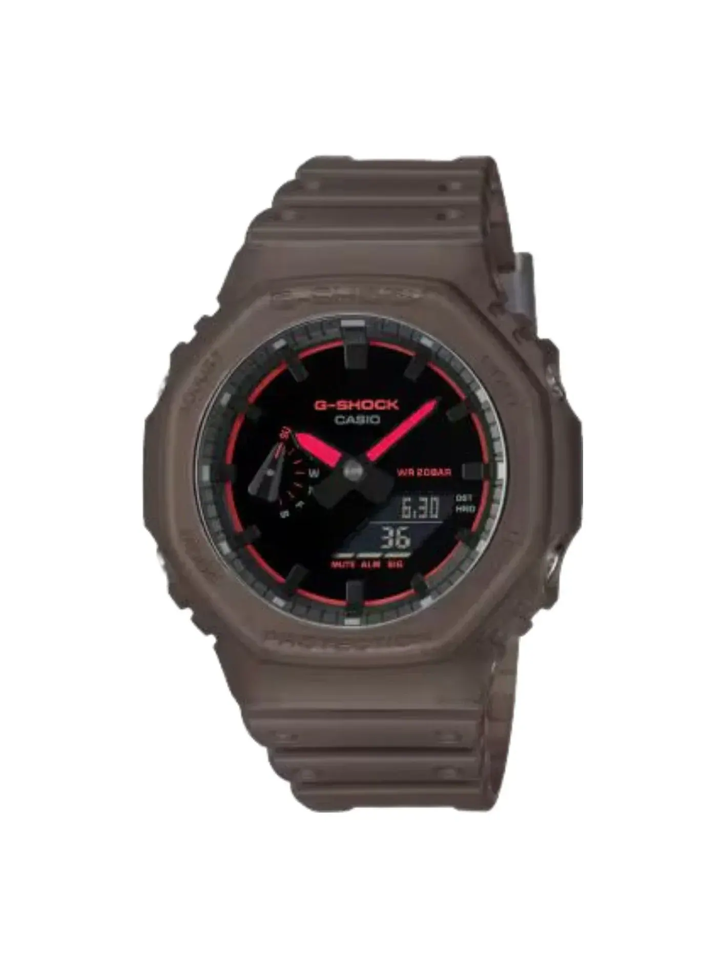 Часы CASIO G-Shock GA-2100 Series 'Brown Red' — изображение 1 из 6, оттенок коричневый