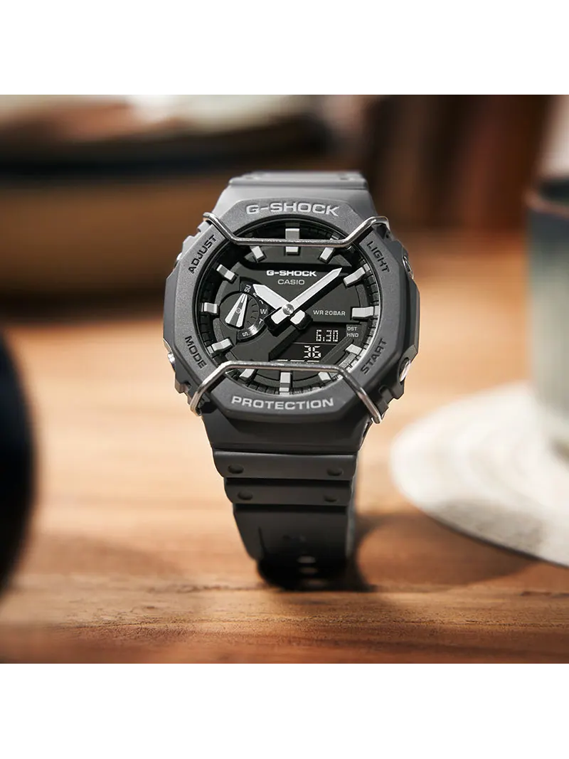 Часы CASIO G-Shock Analog-Digital 'Grey' — изображение 3 из 7, оттенок серый