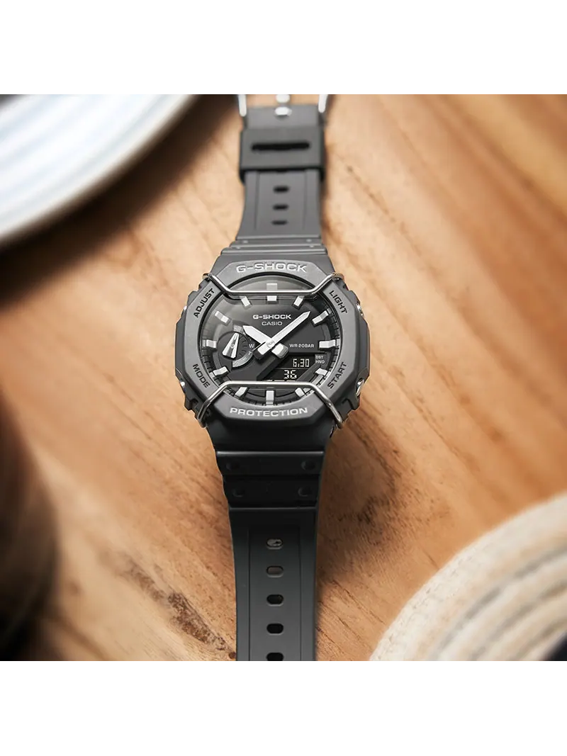 Часы CASIO G-Shock Analog-Digital 'Grey' — изображение 4 из 7, оттенок серый