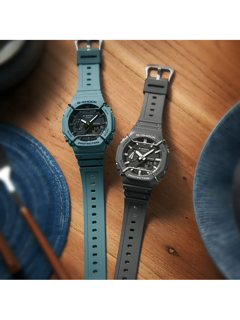 Часы CASIO G-Shock Analog-Digital 'Grey' — изображение 5 из 7, оттенок серый