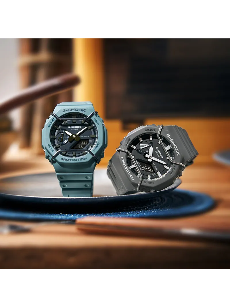 Часы CASIO G-Shock Analog-Digital 'Grey' — изображение 6 из 7, оттенок серый