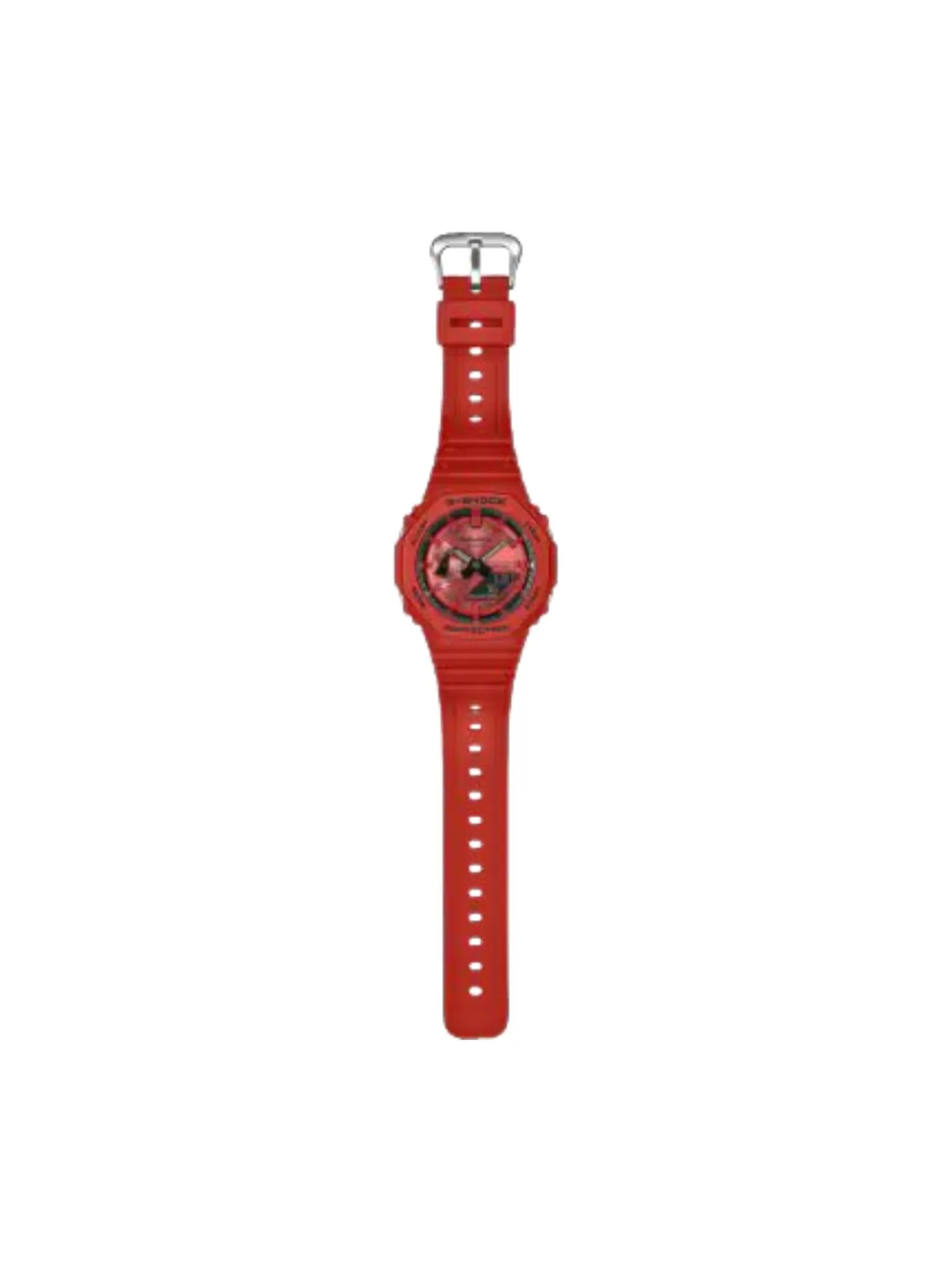 Casio G-Shock 2100 Series Аналогово-цифровые часы 'Red' — изображение 2 из 2, оттенок красный