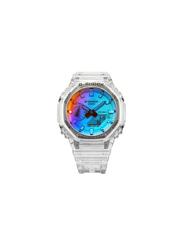 Часы CASIO G-Shock Analog-Digital 'White' — изображение 1 из 4, оттенок прозрачный белый