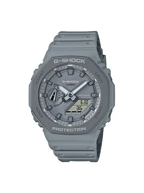 Часы CASIO G-Shock Analog-Digital 'Grey' — изображение 1 из 4, оттенок серый