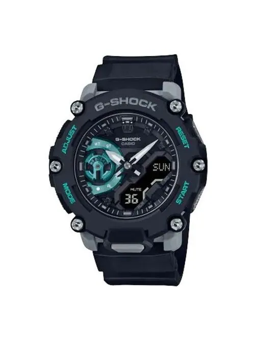 Часы CASIO G-Shock Analog-Digital 'Black' — изображение 1 из 4, оттенок зеленый